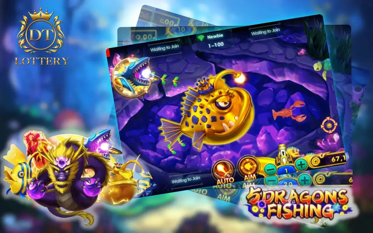 dt lottery five dragons fishing demo game