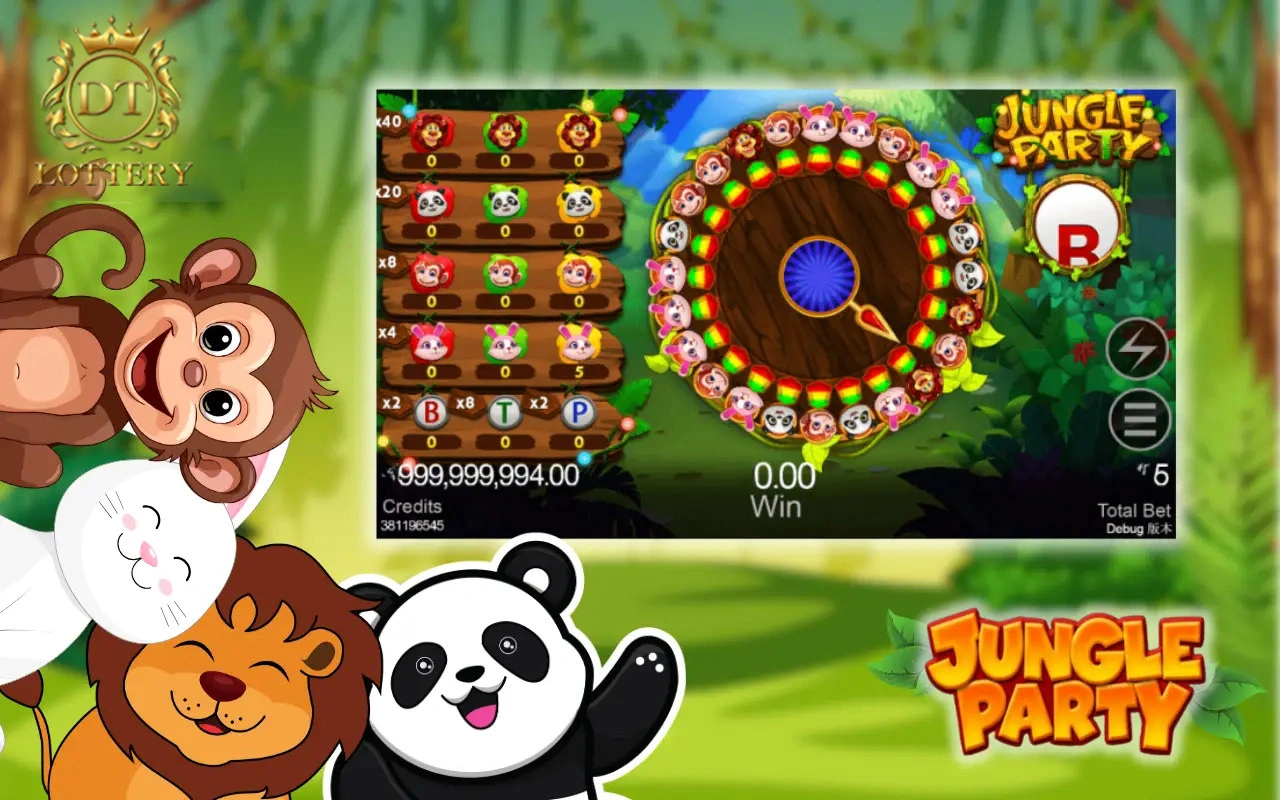 dt lottery jungle party demo game