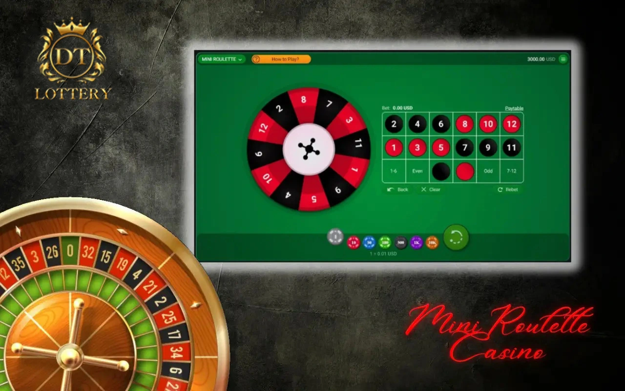 dt lottery mini roulette demo game